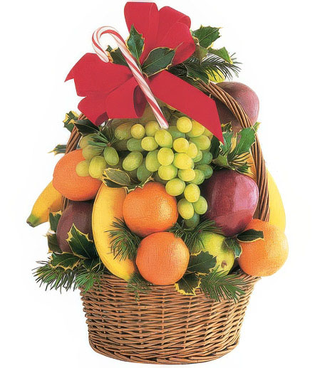 Christmas Tower of Fruit