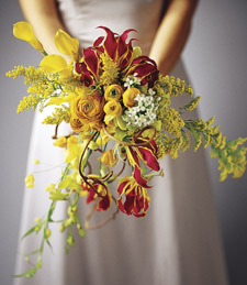 Modern Marigold Bouquet