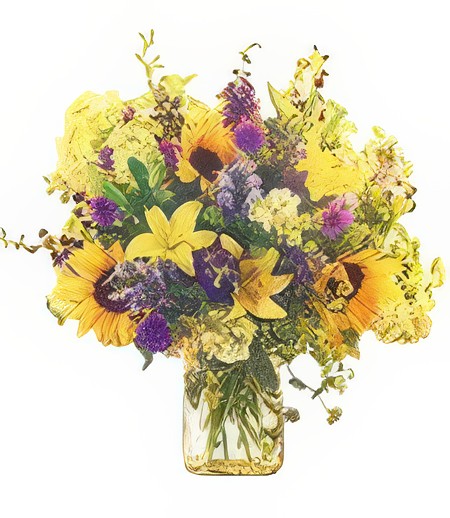 Thinking of You Sunshine Vase