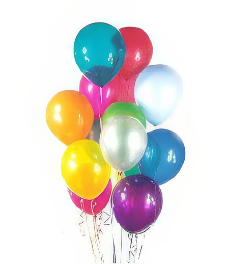 Assorted Latex Anniversary Balloons