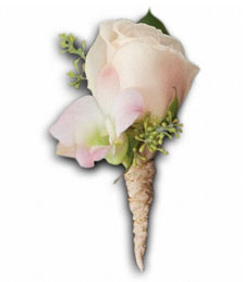 A Touch of Pastel Boutonniere