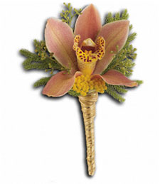 Orchids Under the Sea Boutonniere