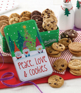 Peace Love & Cookies 30 Nibblers� Tin