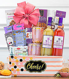 More Cheers Moscato Wine Basket