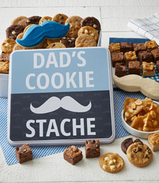 Mrs. Fields Dad's Cookie Stache Combo Tin