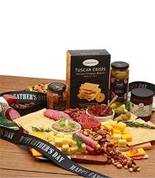 Father's Day Meat & Cheese Charcuterie Board

D