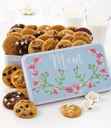 Mrs. Fields Mother's Day 30 Nibblers Flower Tin