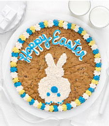 Mrs. Fields Easter Bunny Tail Cookie Cake