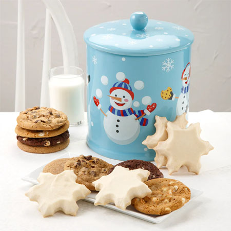 Mrs. Fields Snowman Cookie Jar