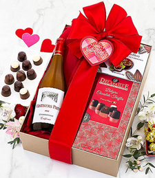 Vintners Path Chardonnay and Chocolate Gift Box