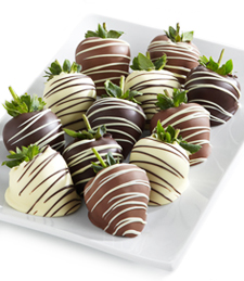 Golden Edibles� Classic Belgian Chocolate Covered Strawberries - Double Dipped