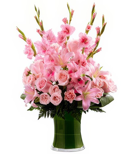 Pastels in Pink Sympathy Bouquet