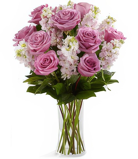 Lavish Lavender Wishes Sympathy Bouquet
