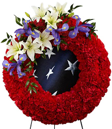 Trust and Honor Sympathy Wreath