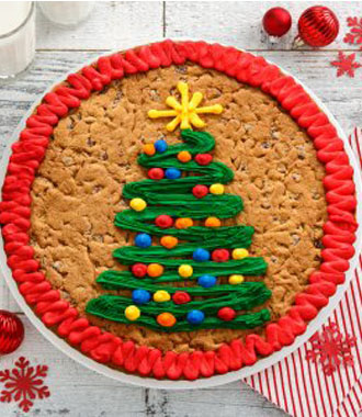 HOLIDAY TREE COOKIE CAKE