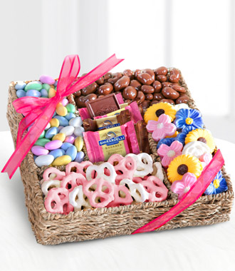 Spring Chocolates & Treats Basket