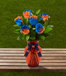 Syracuse University� Orange� Rose Bouquet - 6 Stems