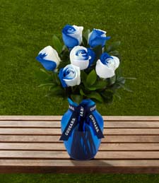 Brigham Young University� Cougars� Rose Bouquet - 6 Stems