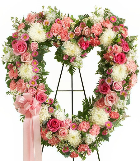 Remember for Life Heart Wreath