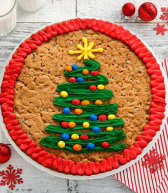 HOLIDAY TREE COOKIE CAKE