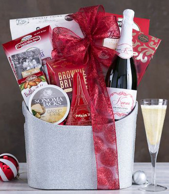 Kiarna California Champagne Assortment Gift Basket