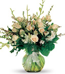 Just Flowers - item: Flowers Galore-Funeral Orchids and Roses