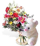 Bear and Bouquet