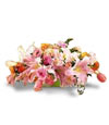 Pink and Peach Centerpiece