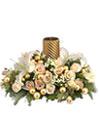 White and Gold Centerpiece