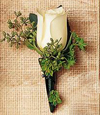 White Champagne Boutonniere