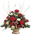 Red and White Arrangement