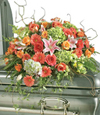 Garden of Plenty Casket Spray