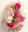 A Pink Heart Corsage