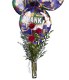 Thank You Roses w/ Mylar Balloons