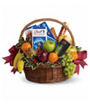Fruits and Sweets Holiday Basket