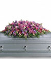 Delicate Tribute Casket Spray